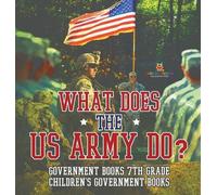 Baby Professor What Does the US Army Do? Government Books 7th (Copertina rigida)