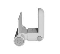 Baby Proof Toilet Seat Lock, Child Safety Latch, Lid Locking Device,3.31x2.64x3.43 Inches, Adjustable Strap Mechanism, Easy Hand Release, for Baby Proofing Toilets at Home Use