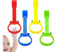 Baby pull su anelli, anelli per Play Pen,4 pezzi Cartoon Odorless Baby Pull -Up Handle - Accessori a boxe, prodotti per bambini per lo sviluppo della coordinazione occhio-mano e la percezione visiva