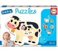 Baby puzzle animali della fattoria 5in1 (2-4 pezzi) EDUCA
