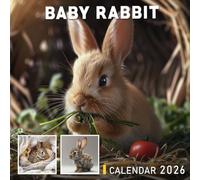 Baby Rabbit Calendar 2026: Floppy Ears and Twitchy Noses in Springtime Settings