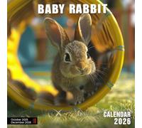 Baby Rabbit Calendar 2026: Floppy Ears and Twitchy Noses in Springtime Settings