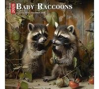 Baby Raccoons Calendar 2026: Curious Little Bandits on Woodland Adventures