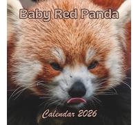 Baby Red Panda Calendar 2026: 12 Months Organizer From January to December