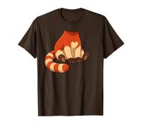 Baby Red Panda Costume Body Graphic Divertente Halloween Cosplay Maglietta