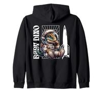 Baby Roar Astronaut Dinosaur Dino Space Cosmic Galactic Art Felpa con Cappuccio