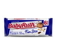 Baby Ruth Fun Size 0.45 oz Candy Bars, 6 Count by Baby Ruth