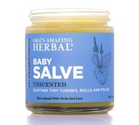 Baby Salve, crema naturale per pannolini, trattamento contro le eruzioni cutanee, barriera idratante, unguento detergente per la pelle, lozione crema senza profumo (28,3 g), Ora's Amazing Herbal di