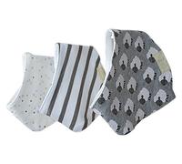 Baby Sbavare Bavaglini, Unisex 6-Pezzi Cotone Assorbente, Con Bottoni Regolabile Triangolo Bib Con Snaps Gift for Boys & Girls Sheep and Elephant