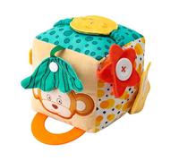 Baby sensary tisue Cube - Soft Crinkle Early Learning Activity Toy with Textured Fabric, Pull-out Play for Boys Girls, Toddler Exploration Aid for Daycare, Family Time, Birthday, Travel