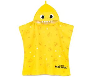 Baby Shark Asciugamano Poncho Bambini Giallo Bambini Song Towel Beach Bath