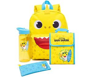 Baby Shark Grandpack Set Toddlers Nursery 4 pezzi Bottiglia d'acqua Box