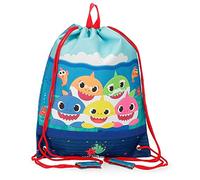 Baby Shark Happy Family Sacca merenda Azzurro 27x34 cm Poliestere