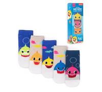 Baby Shark Multicolore Multi-Character Calzini al polpaccio Set di 5 Unisex Bamb