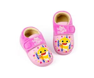 Baby Shark Pantofole Rosa Bambina | Scarpe per bambini carine e comode - Tuffati nel divertimento Perfetto per mantenere i piedini caldi, accoglienti e intrattenuti