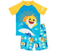 Baby Shark Swimsuit Boys Boys Toddlers 2 Pezzi Shorts Shorts Sumps Sump