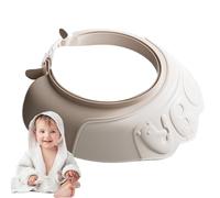 Baby Shower Cap, Double-Layer Bath Hat, Adjustable Waterproof Design, Eye & Ear Protection, Comfortable Tpe Material, Shampooing Hair Washing Bath Time, 8.66x8.46x1.97 Inches
