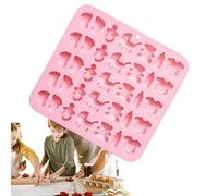 Baby Shower Chocolate Mold, Silicone Gummy Mold, Toddler Footprint Candy Maker, 35 Cells, Soft Design, Perfect for Birthdays and Holidays, 6,89 x 6,5 x 0,43 Inches