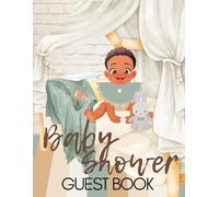 Baby Shower Guest Book: African American Baby Boy Logbook, Sign In
