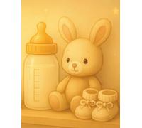 Baby Shower Guest Book - Golden Nursery Edition: A sweet keepsake for heartfelt wishes, love, and memories from family and friends