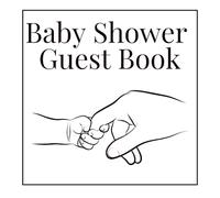 Baby Shower Guest Book: Minimalist Keepsake for Wishes & Advice | 8.5x8.5"| 80 pages | Square Book