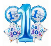 Baby Shower Lamina Palloncini Set Ragazzo Rosa Blu 1st Compleanno Festa Gingilli