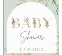 Baby Shower Livre d'or: Avec pronostics de bébé pour 50 invités | Fête de bébé | Espace pour messages, conseils, souhaits | Boho | Chic