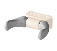 Baby Shower Stand, Baby Bath Rack, Anti-Slip Wall Mount Support, Portable Foldable Design, Ideal for Home Hotel Bathroom Use, 12.2x10.83x3.54 Inches, Gray, Khaki, 1 Piece