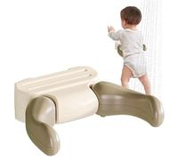 Baby Shower Stand, Wall Mounted Bath Rack, Space Saving Bracket with Anti Slip Grip and No Drilling Install, Secure Folding Support, Ideal Baby Accessory for Bathroom Home Hotel Travel