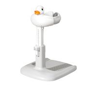 Baby Shower Stand with Adjustable Height, Anti-Slip Bath Support for Toddler & Kids, Standing Bathtub Holder for Boys and Girls, Safe Sitting Showers Aid, Home or Travel