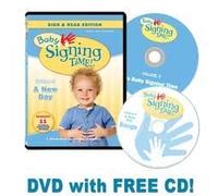 Baby Signing Time Volume 3 "A New Day" SIGN & READ EDITION + Bonus Music CD included