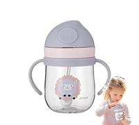 Baby Sippy Cup - bottiglia d'acqua portatile unica con manici | Bottiglia da bere anti -slip da 250 ml | Transition Toddler Cupp Weded Pagning Hold Handle per piccoli sippy Cup