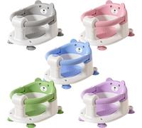 Baby Sitting Seat, Bathing Toddler Chair, Smooth Comfortable, Kids Bathtub Seat, Lightweight and Supportive child Bathing sit with Anti Slip Base for Safe Showers, 16.14x12.6x9.45 in
