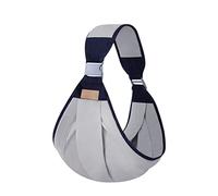 Baby Sling for Newborns, Multifunctional Baby Carrier for Newborns from Birth, Sling Wrap regolabile 3D with Thick Shoulder Straps, Baby Carrier for up to 20 kg (Grey Lightweight)