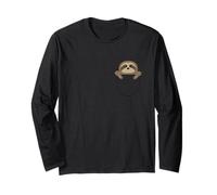 Baby Sloth In My Pocket - Costume da Chillin Spirit Animal Love Maglia a Manica