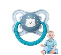 Baby - SOOTHE E TETHERS | Bibs Dummies 0-6 mesi | PACIFATORIO TEDDLER | Ciuccio naturale in silicone per la pelle sensibile | Nutrito per bambini allattato al seno confortevole per bambini, raga