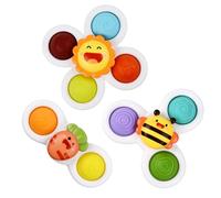 Baby Spin Toy - Spinner Aspirat, Attività Mulino A Colorato | Giocattolo Fidget Rotativo con Texture Sensoriale per Vasca Da Bagno Di Emerge in Vetro Intrattenimento Alte Chais