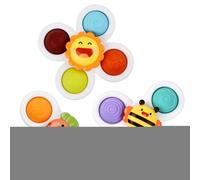 Baby Spin Toy - Spinner Aspirat, Attività Mulino A Colorato | Giocattolo Fidget Rotativo con Texture Sensoriale per Vasca Da Bagno Di Emerge in Vetro Intrattenimento Alte Chais