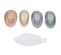 Baby Stacking Bath Cup Boat Building Toys Educational Infant Toddlers 4 Set Mesh Bag Beach Bath Time ABS