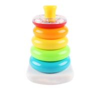 Baby Stacking Rings, Colorful Ring Stacker, Bright Colors Hand Eye Compact Portable Lightweight Interactive Sensory Development, Kids Toys for Home Indoor Activity, 7.09x4.92x4.92 inches