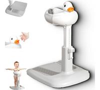 Baby Standing Bath Maker, Baby Shower Stand, Adjustable Height, Portable with Anti-Slip Base, Free Mother Hands (Gray,No Bench)