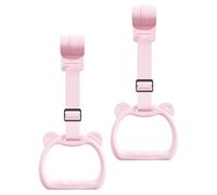 Baby Standing Support, Cot Hangable Training Rings, 5.91x3.94 Inches Secure Grip Design & Adjustable Strap, Baby Walking Practice Tool for Exercise Boys Daycare Yard Playtime