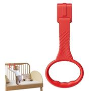 Baby Standing Support, Walking Exercise Assistant, 7.28x3.46in Training Tool Rings, 4x Grip Handles, Safe Toy Strap Design for Toddler Boys Girls Walking Aid