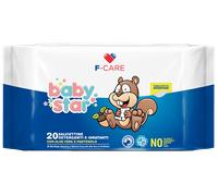 Baby Star BABYSTAR SALVIETTINE BEBE' POCKET 20 PEZZI