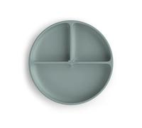 Baby Steps Piatto in silicone per neonati e bambini piccoli con ventosa antiscivolo | stoviglie divise senza BPA | lavabile in lavastoviglie (etere - piatto diviso)