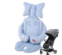 Baby Stroller Insert | Stroller Insert Bean Down Double Sided Stroller Cushion,Baby Car Seat Cushion Padding, Thickened Toddler Car Seat Cushion For Autumn, Winter