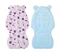 Baby Stroller Liner, Reversible Cushion, Soft Bean Down, Breathable Oxford Cloth, Thickened Padding, (40 x 80 cm, grigio), Perfect For Pushchair, Vehicle Seat, Comfort Support