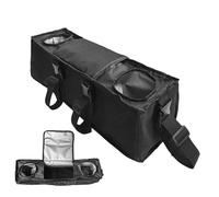Baby Stroller Organizer, Multifunction Pouch, Ampia capacità di archiviazione con cinghie regolari, 1 Count, Neutral Tone, Cup Holder for Travel, Park Visiits, Airplane Trips, Outdoor Strolls