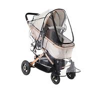 Baby Stroller Rain Cover EVA Pram Jogging Stroller Protection from Rain Wind Snow Dust Insects (Large, EVA)