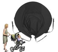 Baby Stroller Sun Shade, Pushchair Parasol Cover, Uv Block Easy Installation, Adjustable Awning Canopy, Perfect Outdoor Protection for Walking Camping Picnic Shopping Outing